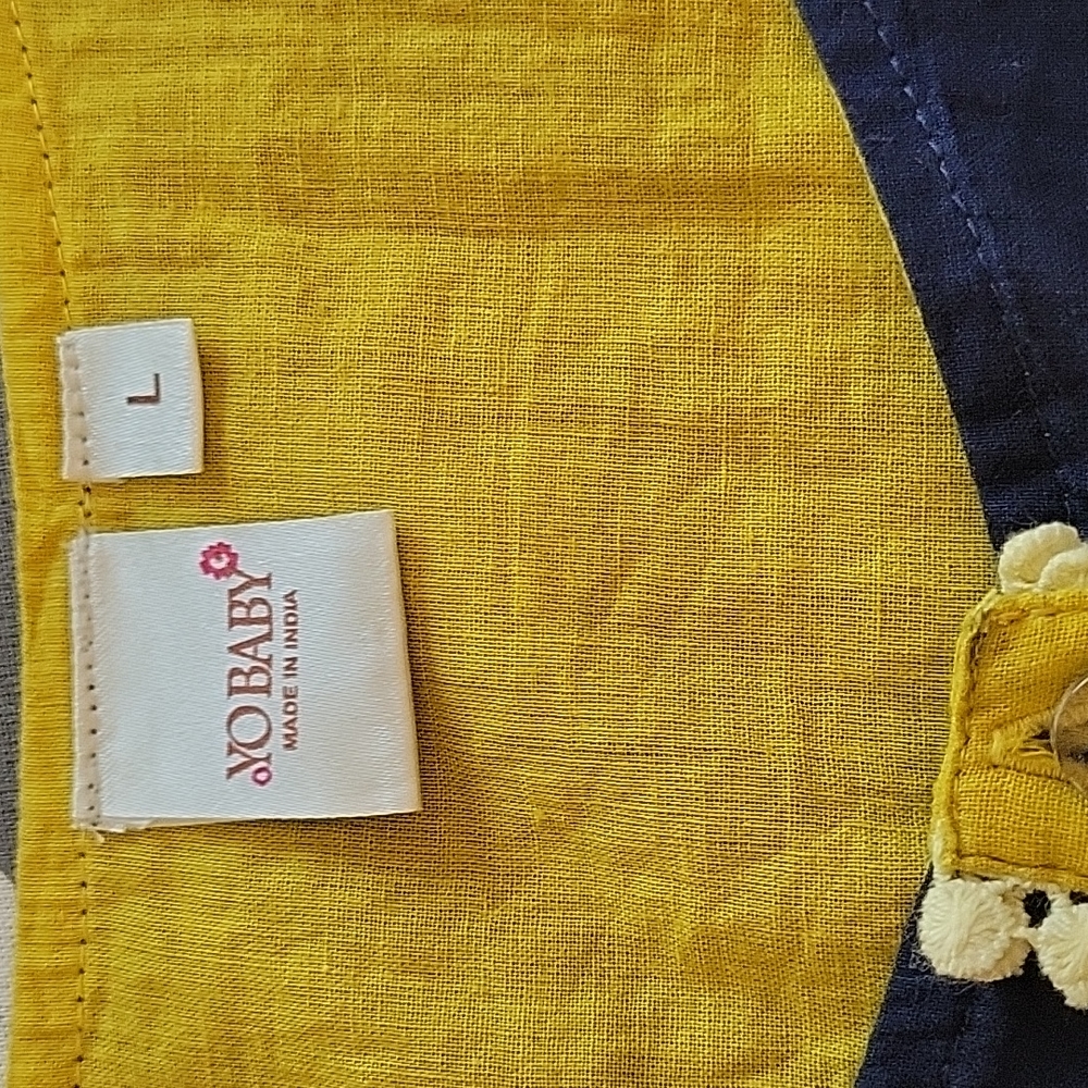 Yo Baby Linen Dress - Picture 3 of 4